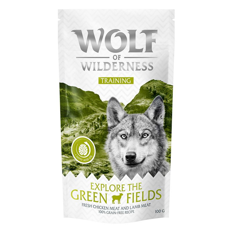 zooplus 15% Rabatt 100 g Wolf of Wilderness Training Explore Snack zum Probierpreis kaufen zollfrei