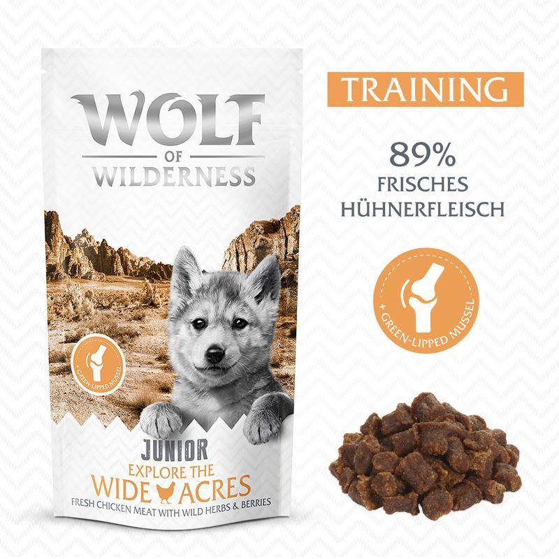 zooplus Wolf of Wilderness Training JUNIOR “Explore the Wide Acres” Huhn kaufen Schlussverkauf