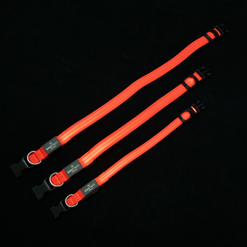zooplus Nomad Tales Spirit USB LED Nylonhalsband orange kaufen Zeitbegrenzte Promotion
