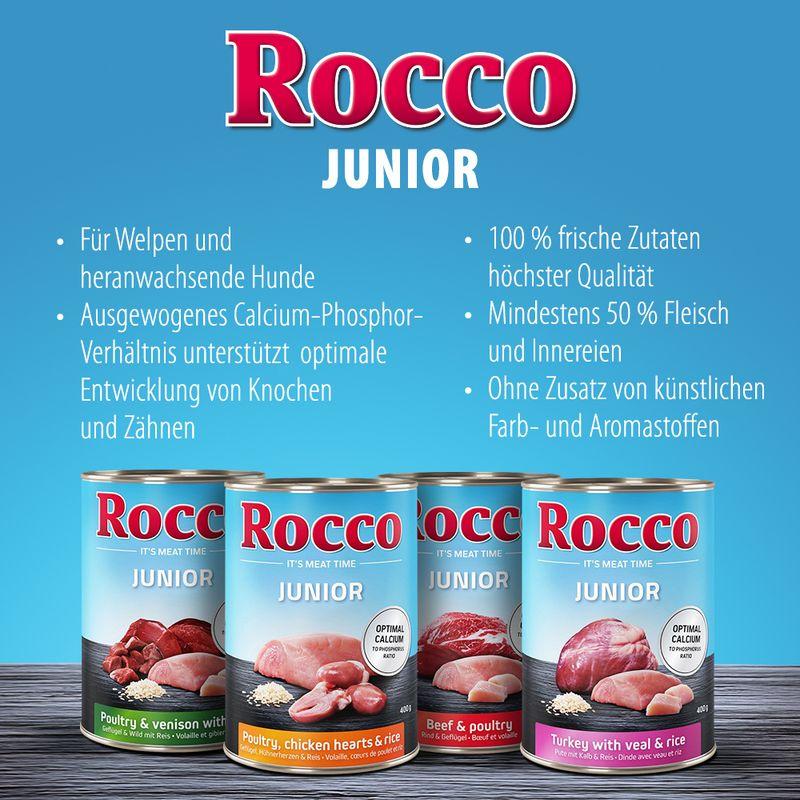 zooplus Rocco Junior 6 x 400 / 800 g kaufen Auslauf