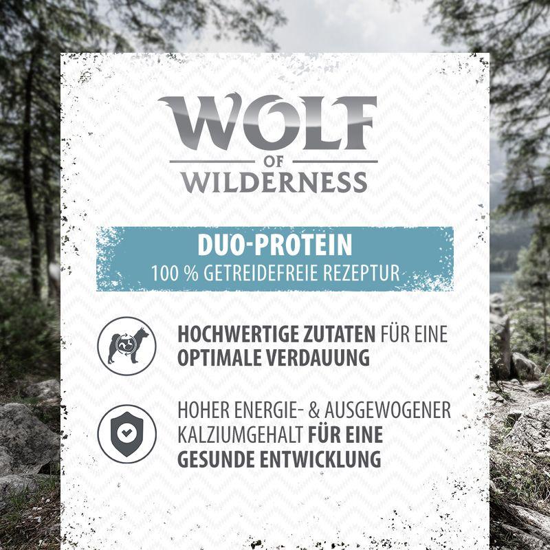 zooplus Wolf of Wilderness JUNIOR 6/24 x 800 g kaufen Günstiger Verkauf