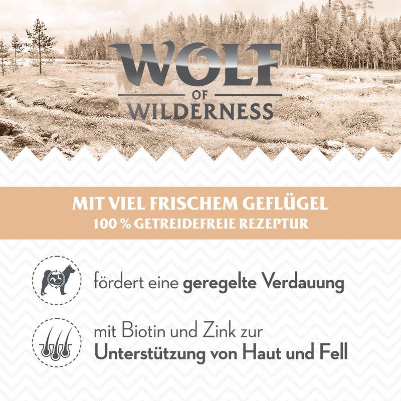zooplus Wolf of Wilderness Junior - mit viel frischem Geflügel 6 x 400 g kaufen Meist gekauft