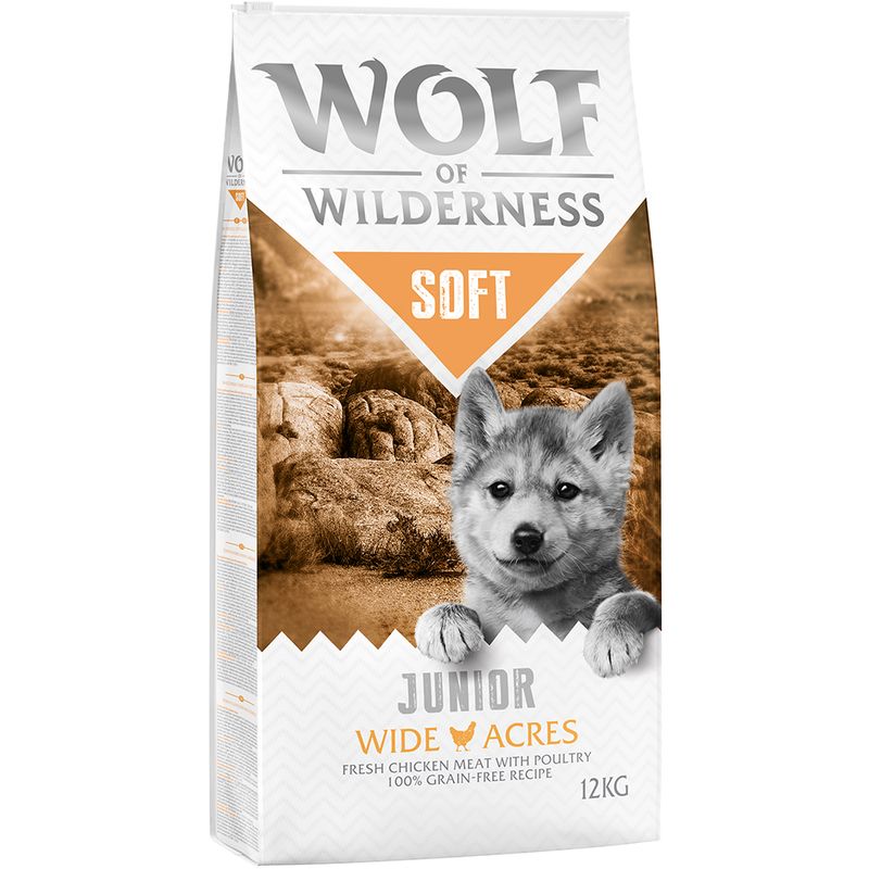 zooplus Wolf of Wilderness Junior Soft - Wide Acres Huhn - getreidefrei kaufen