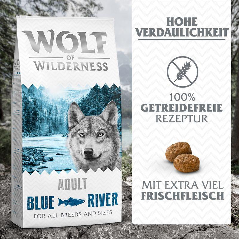 zooplus Wolf of Wilderness Adult Blue River Lachs - getreidefrei kaufen