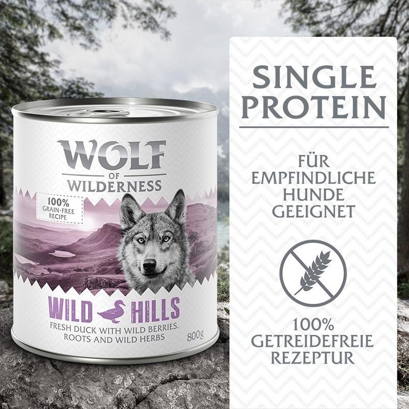 zooplus Wolf of Wilderness Adult - Single Protein 6 x 800 g kaufen