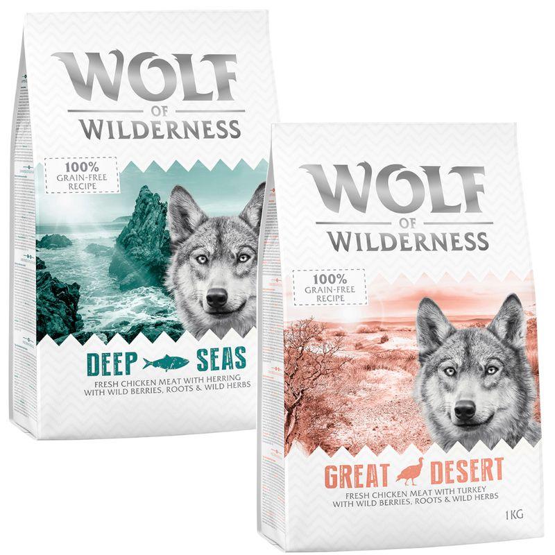 zooplus Wolf of Wilderness Mix-Sparpakete - getreidefrei kaufen Versandkostenfrei