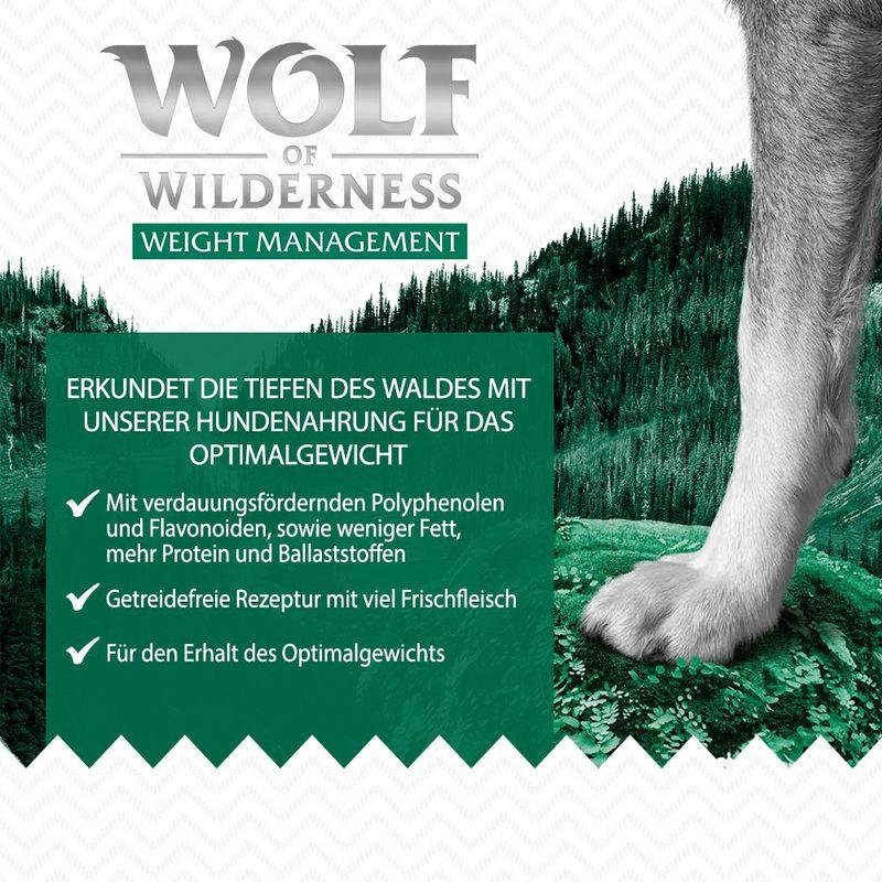 zooplus Wolf of Wilderness Explore The Vast Forests Weight Management - getreidefrei kaufen Saisonschlussverkauf