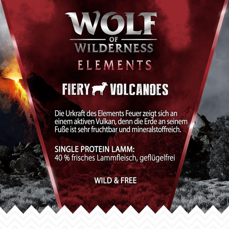 zooplus Wolf of Wilderness Sensitiv Fiery Volcanoes Lamm - getreidefrei kaufen Black Friday