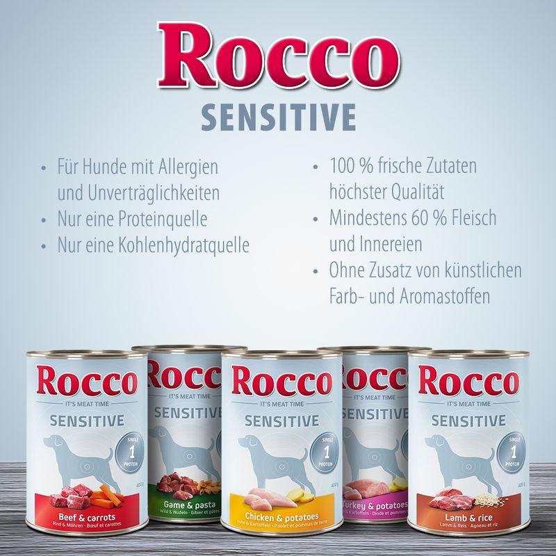 zooplus Rocco Sensitive 6 x 400 g / 800 g kaufen Top Angebot