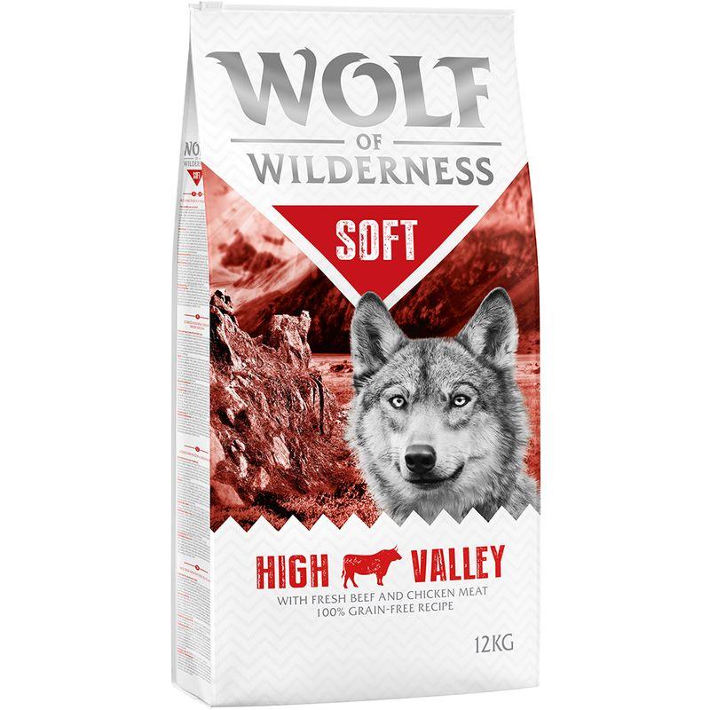 zooplus Wolf of Wilderness Soft - High Valley Rind - getreidefrei kaufen Zeitlich begrenztes Angebot