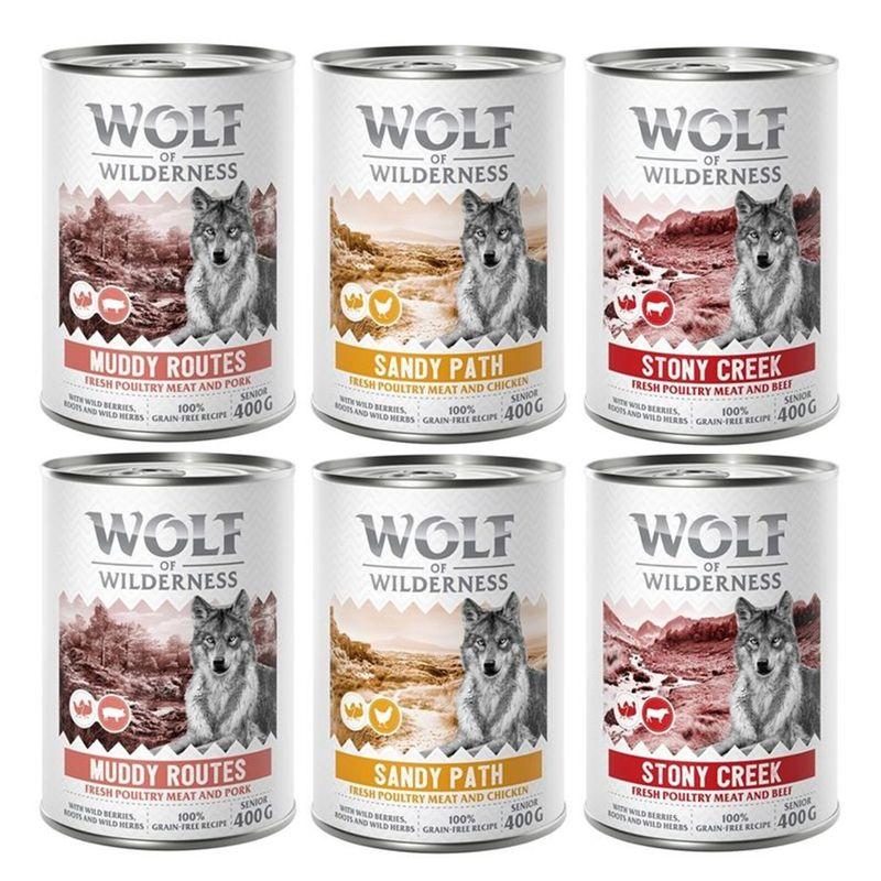 zooplus Wolf of Wilderness Senior - Mixpaket kaufen Blitzangebot