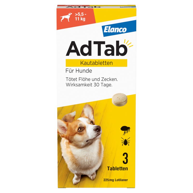zooplus AdTab Kautabletten für mittelgroße Hunde von 5 5 bis 11 kg kaufen Letzte 2 Tage