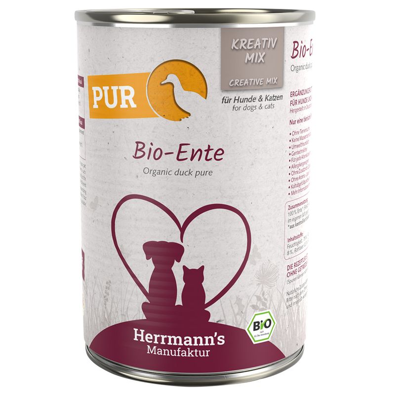 zooplus Herrmann´s Kreativ-Mix Reinfleisch 6 x 400 g kaufen 50% Rabatt mit kostenlosem Versand
