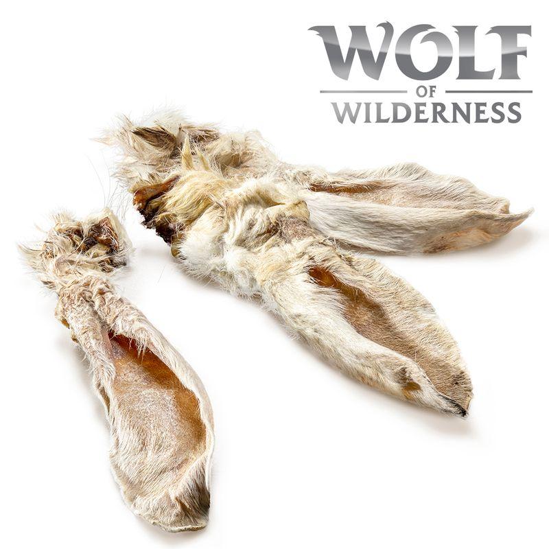 zooplus Wolf of Wilderness - Kaninchenohren mit Fell kaufen 50% Rabatt für begrenzte Zeit