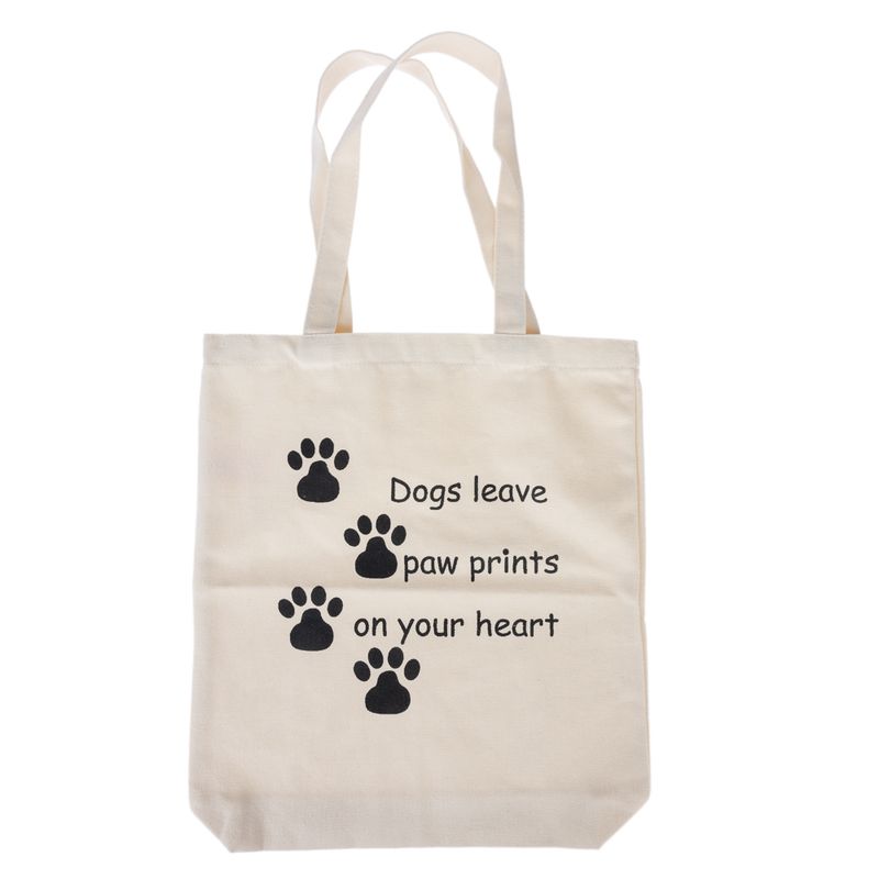 zooplus TIAKI Tragetasche Dogs Leave Paw Prints On Your Heart kaufen Osterangebot