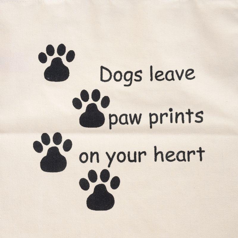 zooplus TIAKI Tragetasche Dogs Leave Paw Prints On Your Heart kaufen Osterangebot