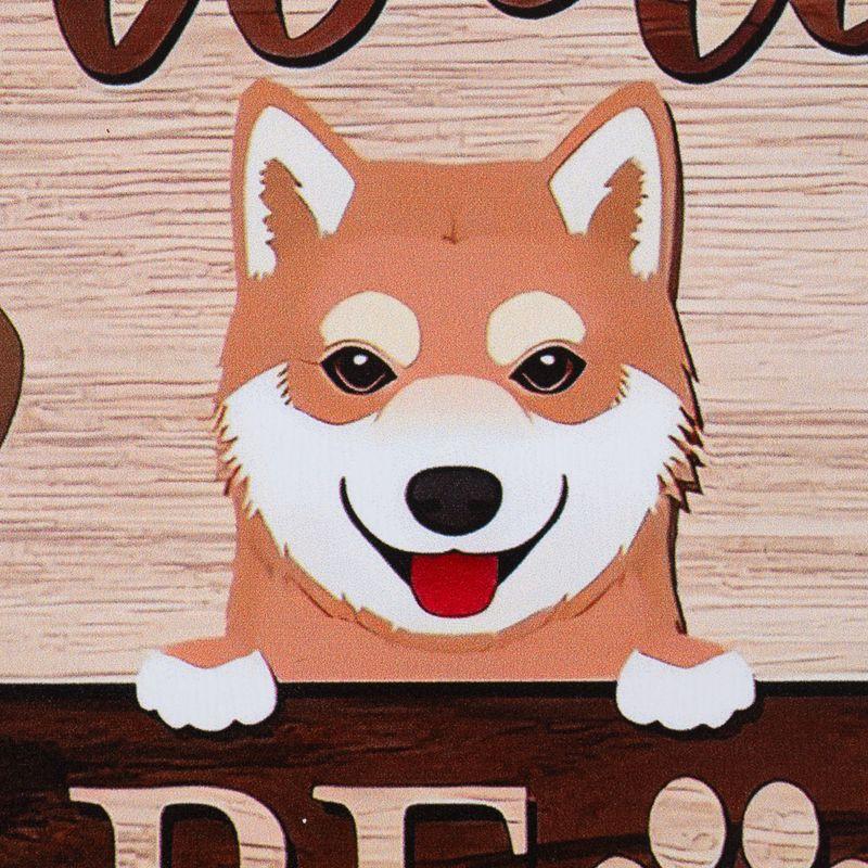 zooplus TIAKI Türschild Dogs Welcome - People Tolerated kaufen Vatertagsangebot