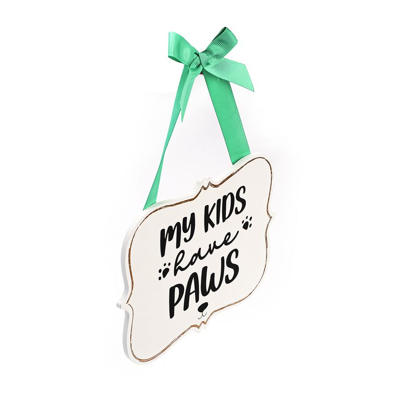 zooplus Türschild My Kids Have Paws kaufen Blitzangebot