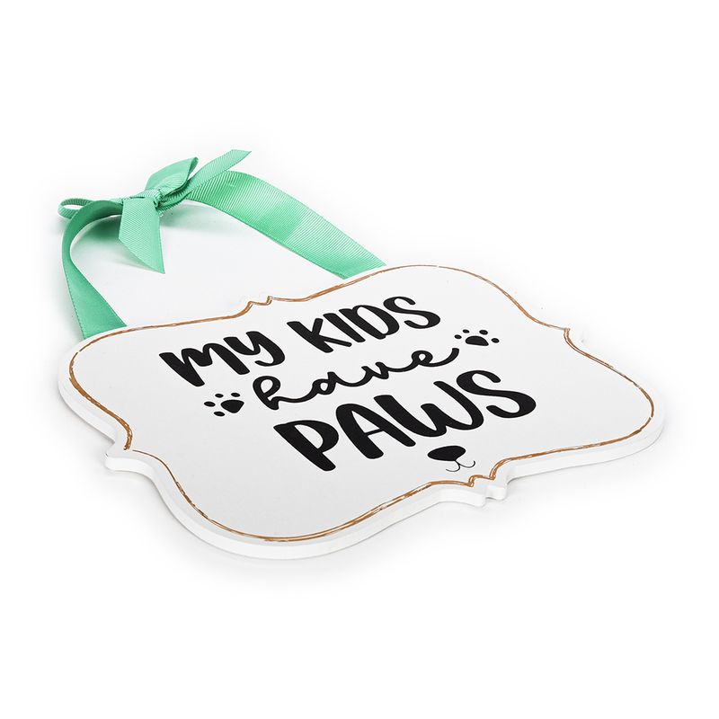 zooplus Türschild My Kids Have Paws kaufen Blitzangebot