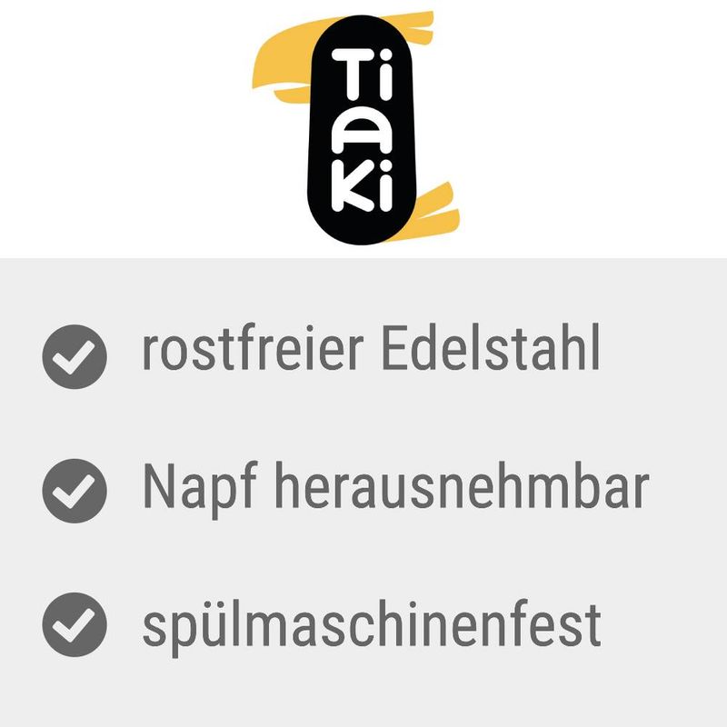zooplus TIAKI Futternapf aus Edelstahl zum Einhängen kaufen 50% Rabatt mit kostenlosem Versand