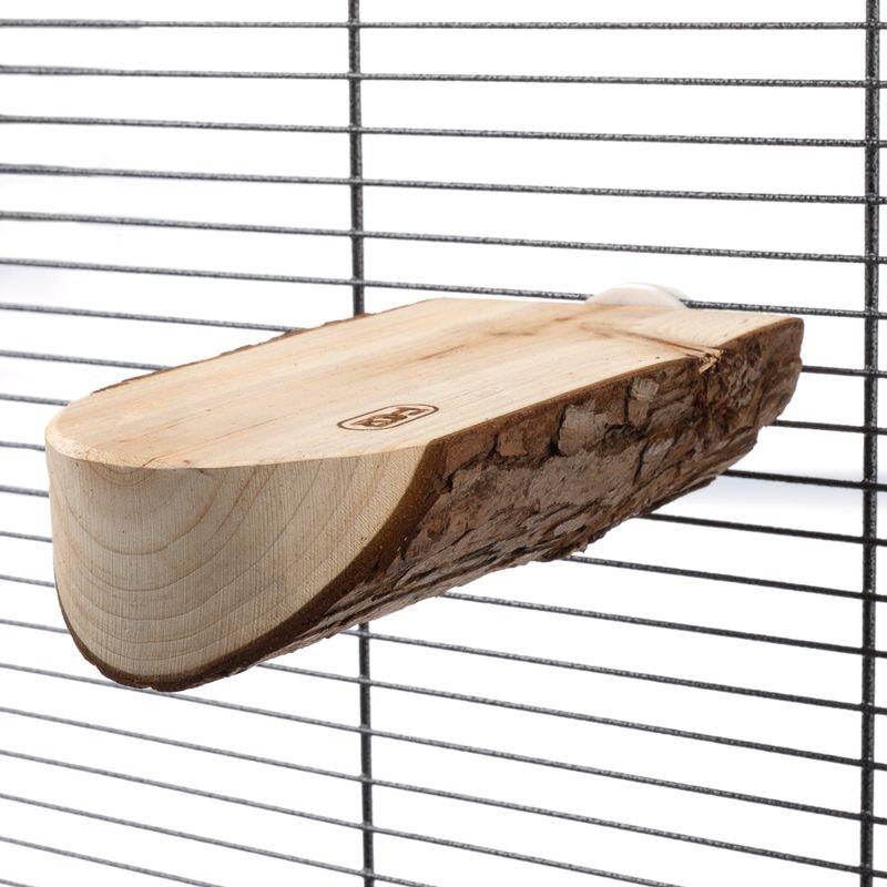 zooplus TIAKI Holzplattform mit Rinde oval kaufen zollfrei