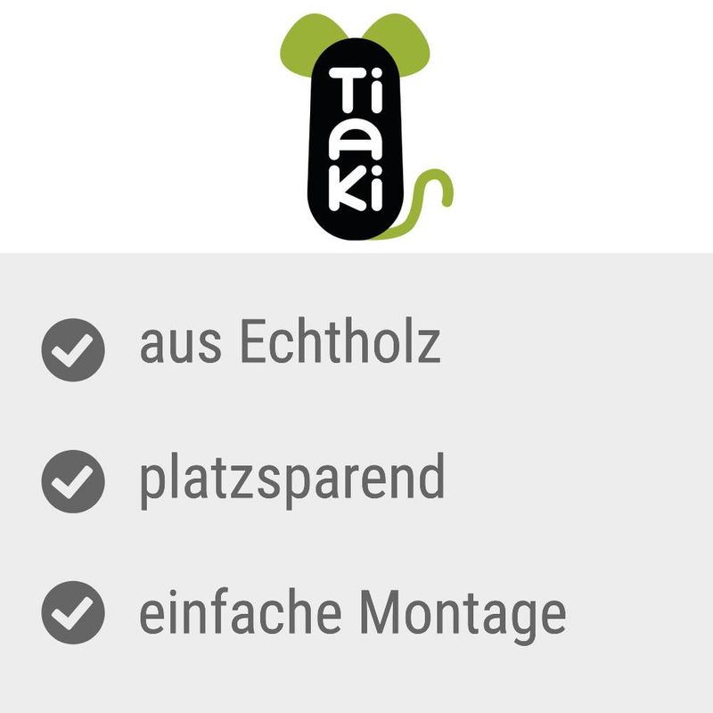 zooplus TIAKI Eckplattform aus Holz für Kleintiere kaufen Angebote