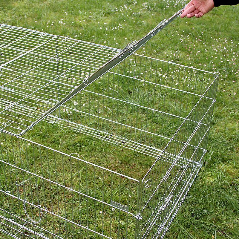 zooplus Kerbl Freigehege 4-Eck mit Ausbruchsperre und Gitterdach groß kaufen Heißer Verkauf