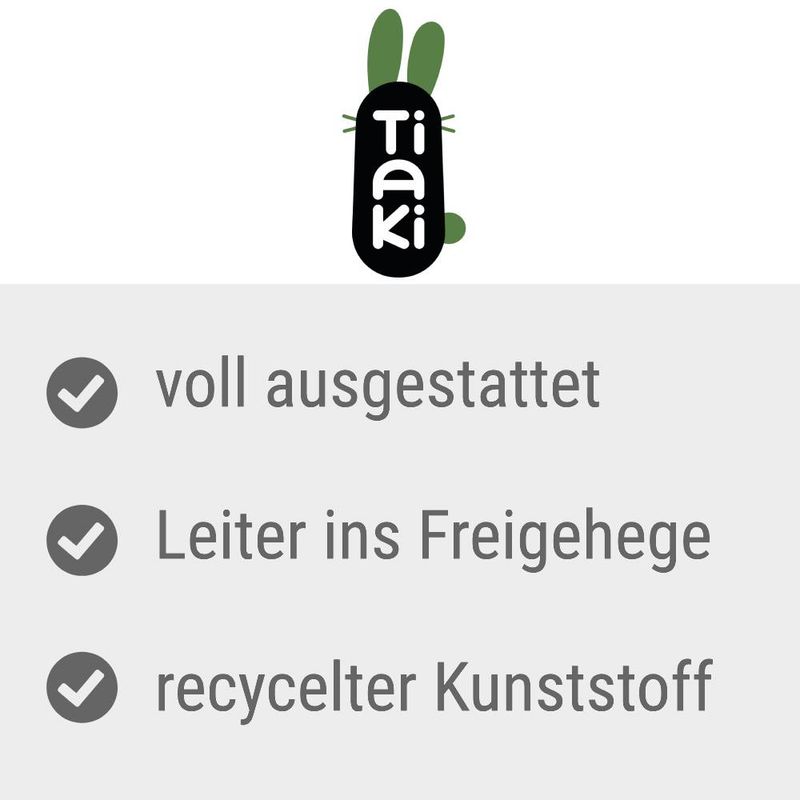 zooplus TIAKI Kleintierheim Maisonette 100 kaufen Letzte 3 Tage