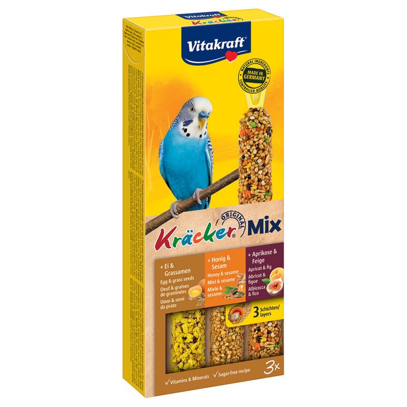 zooplus Vitakraft Kräcker Wellensittiche Trio-Mix kaufen Angebote