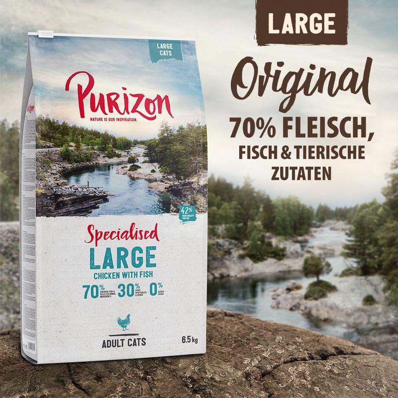 zooplus Purizon Large Adult Huhn & Fisch - getreidefrei kaufen Rabatt