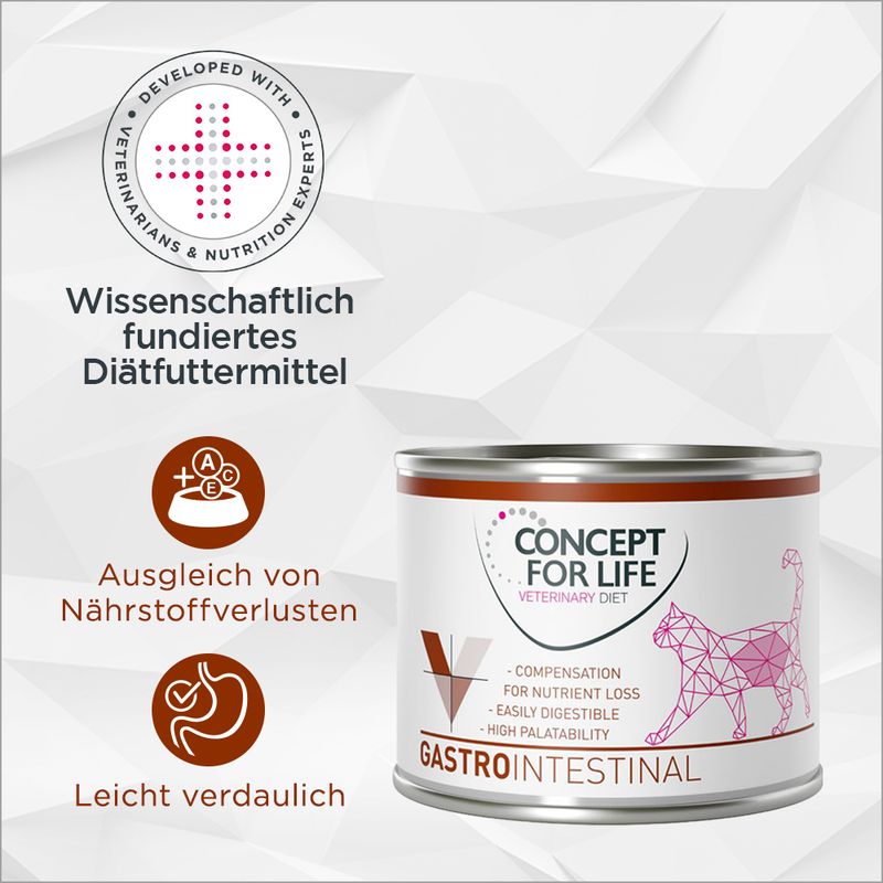 zooplus Concept for Life Veterinary Diet Gastrointestinal Katzennassfutter kaufen
