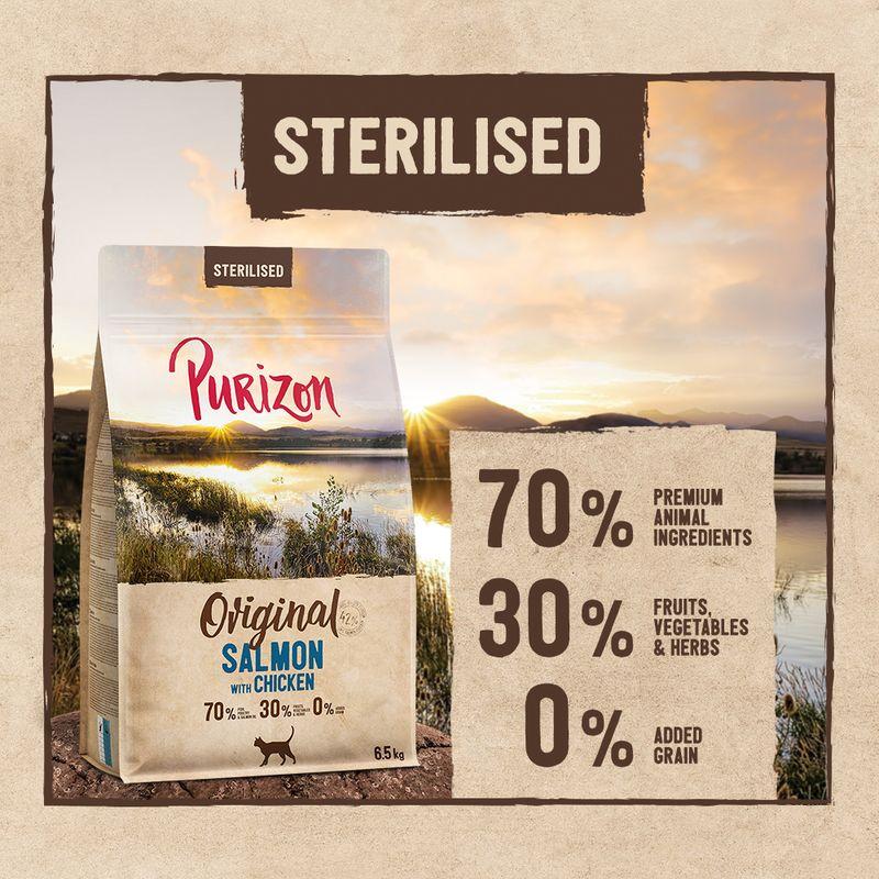 zooplus Purizon Sterilised Adult Lachs mit Huhn - getreidefrei kaufen Exklusivangebot