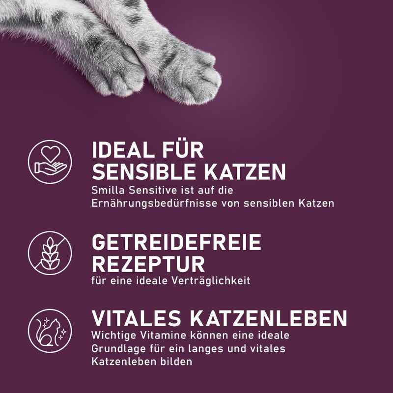 zooplus Smilla Adult getreidefreie Rezeptur Sensitive Ente kaufen Preisnachlass