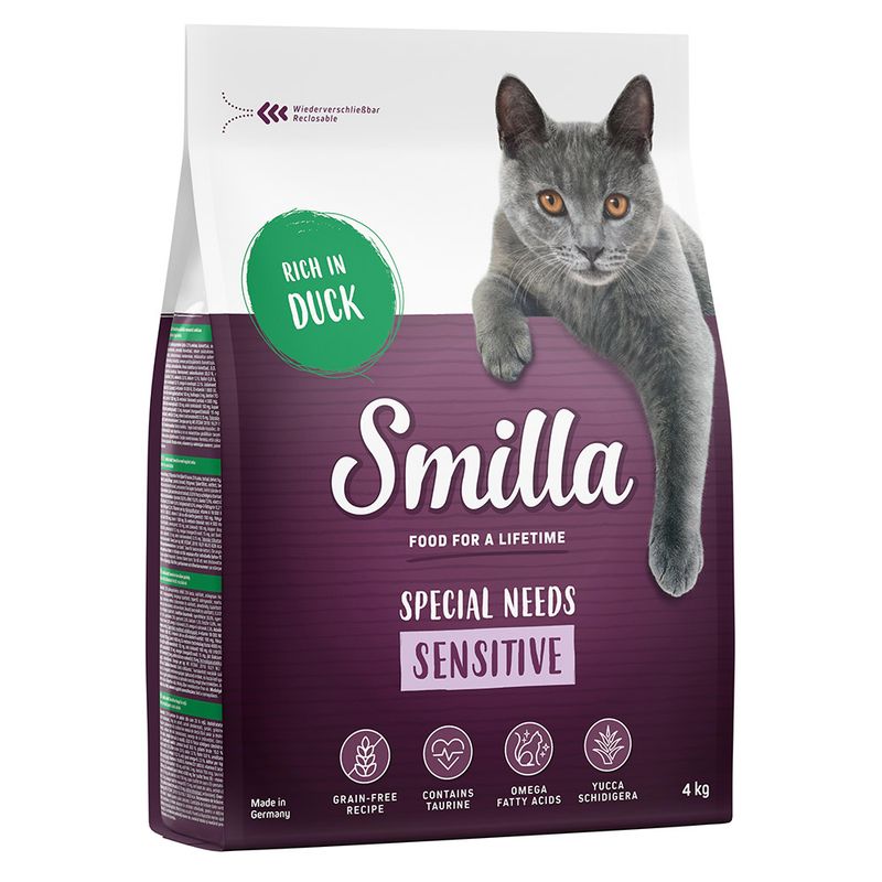 zooplus Smilla Adult getreidefreie Rezeptur Sensitive Ente kaufen Preisnachlass