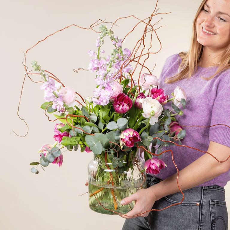 blume2000 Frühlingsblumenmix Pink Begrenzt auf 3 Tage