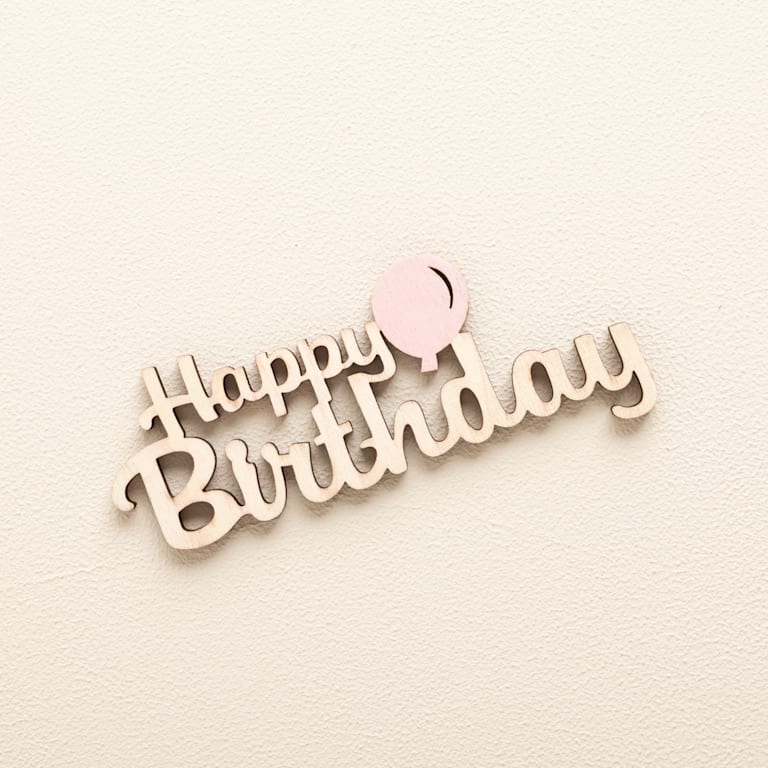 blume2000 Frühlingsleuchten mit Holzschrifttzug Happy Birthday Rabatte dieses Monats