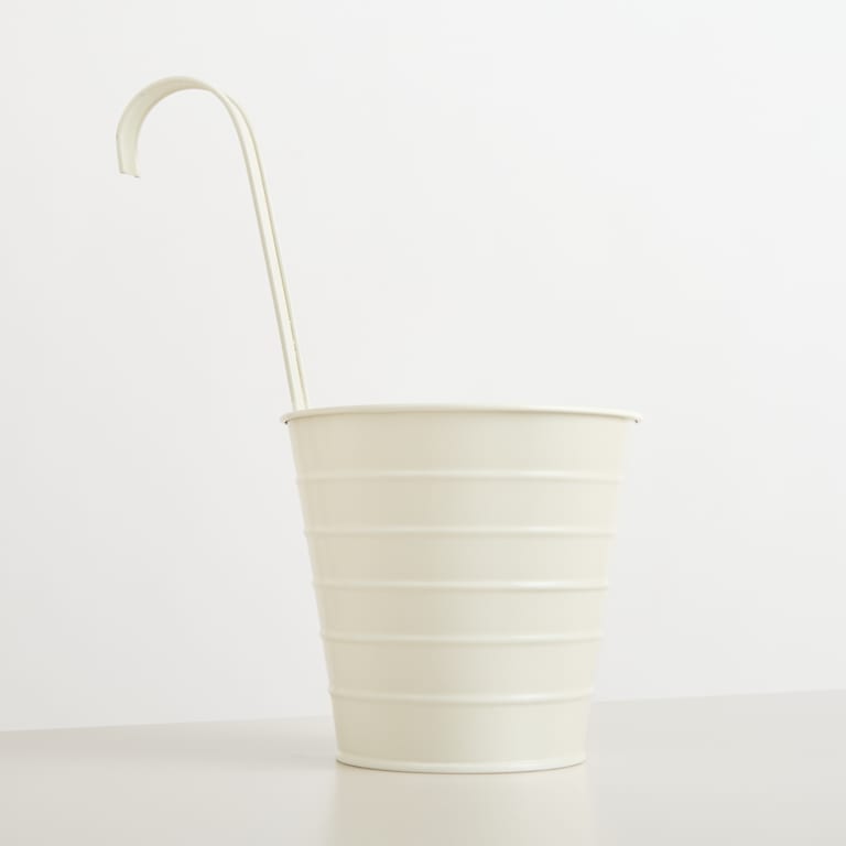 blume2000 Metall Hängetopf Creme - 13 cm Hotsell