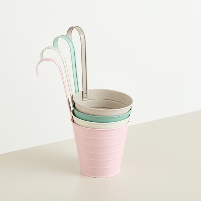 blume2000 Metall Hängetopf Creme - 13 cm Hotsell