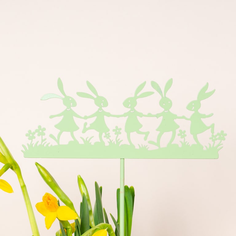blume2000 Metall Stecker Hasenparty Mint Letzte 3 Tage