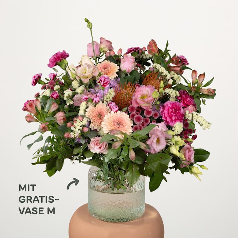 blume2000 Blütenzauber Deluxe mit gratis Lieblingsvase M Black Friday Preise