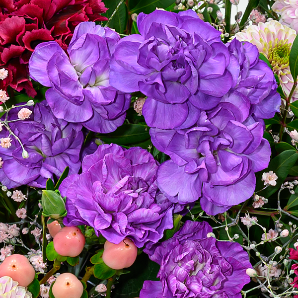floraprima Blumenstrauß Blütentraum mit Vase & Ferrero Giotto 3er Vatertagsangebot