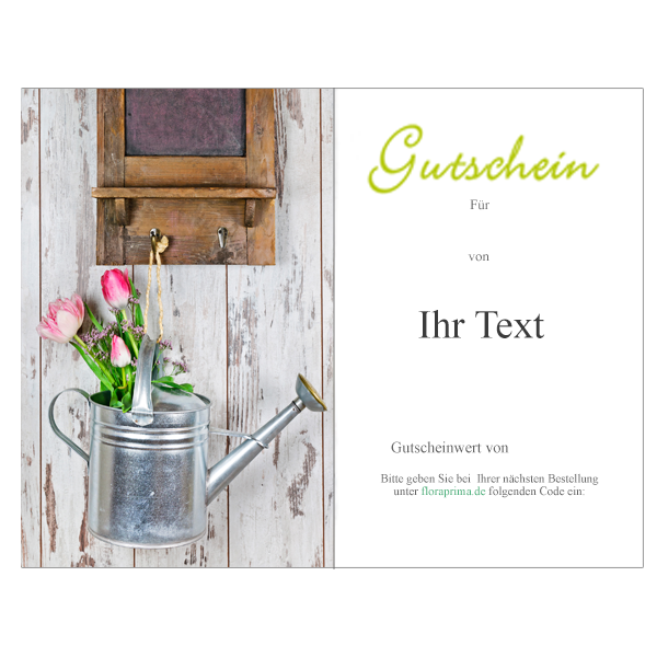floraprima Gutschein Blumen Neutral Sonderangebot der Fabrik
