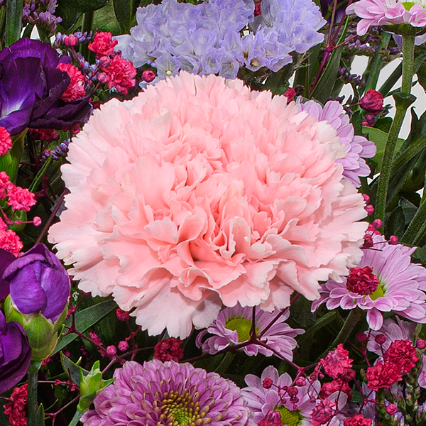 floraprima Blumenstrauß Pure Freude mit Vase & Ferrero Giotto 3er