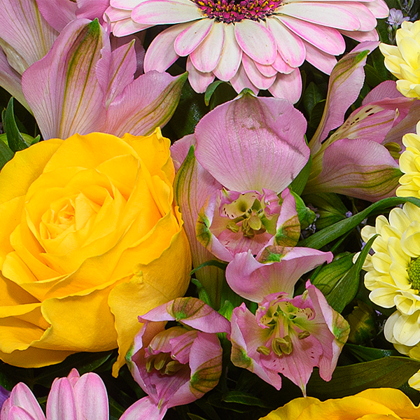 floraprima Blumenstrauß Joy mit Vase & Ferrero Giotto 3er Bis zu 65% Rabatt
