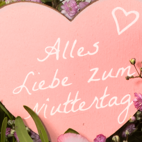 floraprima Blumenstrauß Mutterherz mit Vase & Ferrero Giotto 3er Bis zu 55% Rabatt