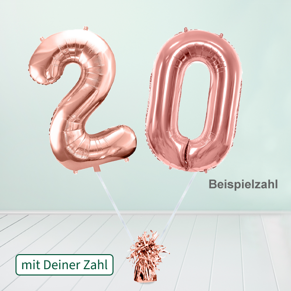 floraprima Heliumballon-Geschenk XXL-Zahlen im Angebot