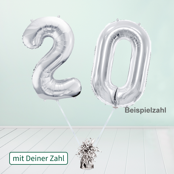 floraprima Heliumballon-Geschenk XXL-Zahlen im Angebot
