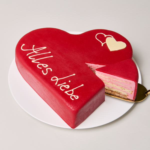 floraprima Konditoren Herztorte „Alles Liebe“