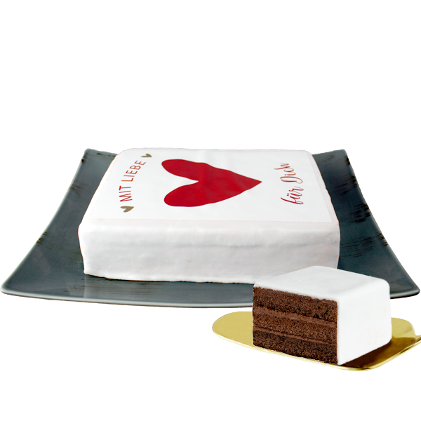 floraprima Biskuittorte „Mit Liebe für Dich“ Günstig kaufen