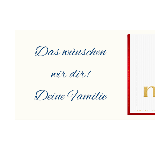 floraprima Persönliche Grußkarte mit Merci: Alles Gute zum Geburtstag (250 g) Rabatte dieses Monats